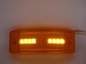 15-105502-1 方型邊燈8P-黃